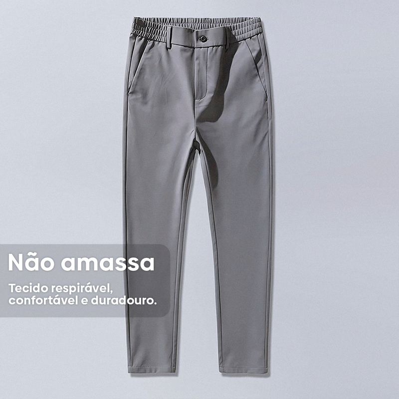 Calça Social Masculina de Tecido Premium