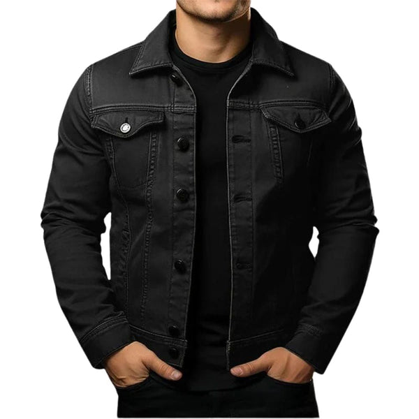 Jaqueta Jeans Masculina Estilo Slim