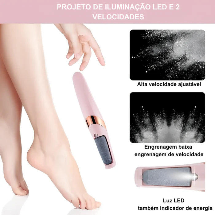 Lixa de Pé Elétrica Portátil