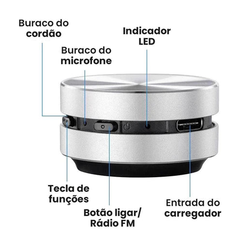 Caixa de Som Portátil - Anything Speaker