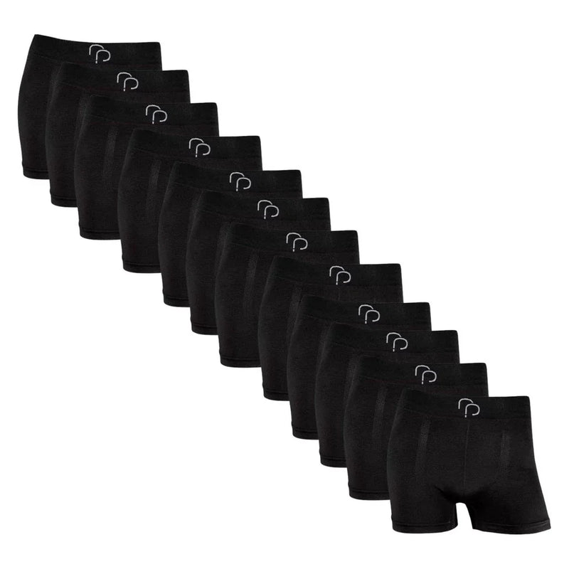 kit com 12 Cuecas Boxer Masculinas Confortáveis  Tecido Macio e Elástico