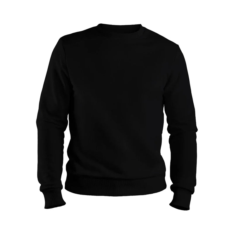 Blusa de Frio Moletom Gola Redonda Unissex Inverno Confortável Tecido Macio