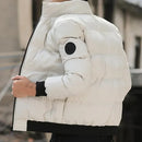 Jaqueta Puffer Masculina com Design Acolchoado