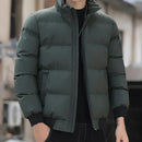 Jaqueta Puffer Masculina com Design Acolchoado