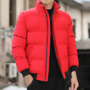 Jaqueta Puffer Masculina com Design Acolchoado