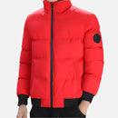 Jaqueta Puffer Masculina com Design Acolchoado