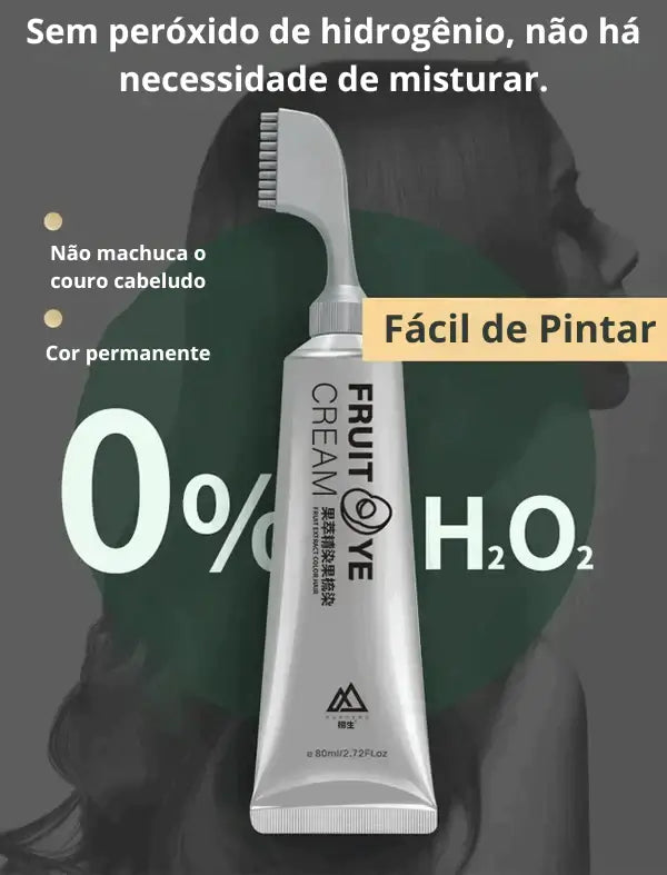 Tinta de Cabelo Vegetal NaturaColor + Pente de Brinde