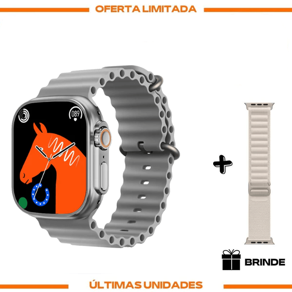 Smartwatch - Series 8 Ultra + Pulseira Extra - Luxo Loja