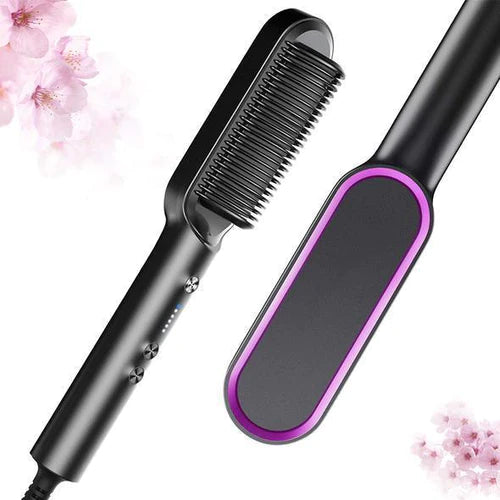 Escova Alisadora Professional Styler - Cabelos Lisos em Menos de 7 Minutos - Luxo Loja