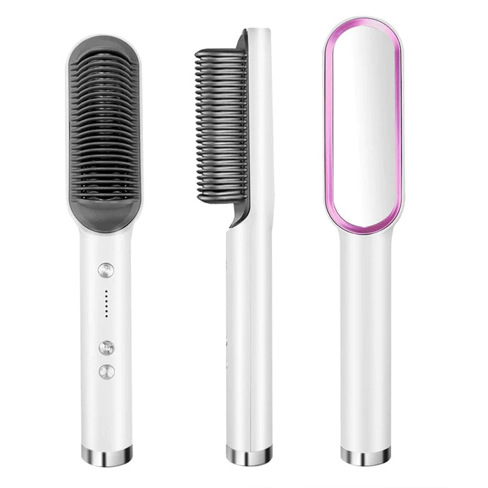 Escova Alisadora Professional Styler - Cabelos Lisos em Menos de 7 Minutos - Luxo Loja