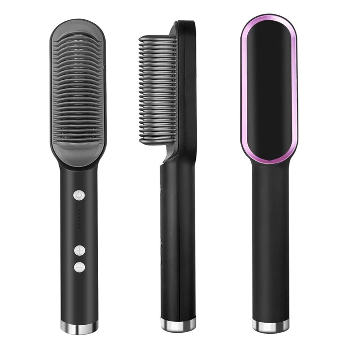 Escova Alisadora Professional Styler - Cabelos Lisos em Menos de 7 Minutos - Luxo Loja